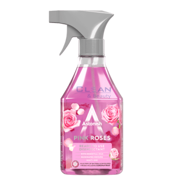 Astonish спрей дезинфектант за общо почистване PINK ROSES 550мл