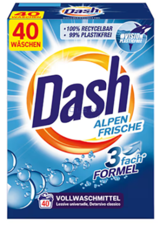DASH прах за пране ALPIN FRISCHE