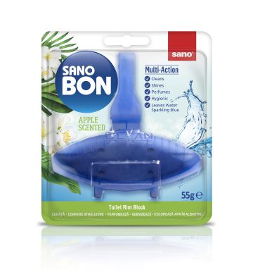 Сано бон фреш 5в1 WC 55гр Ябълка 