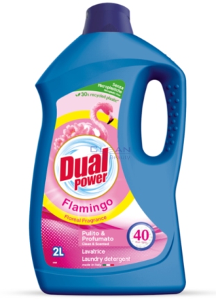DUAL POWER ГЕЛ ЗА ПРАНЕ 40пр 2л. FLAMMINGO 