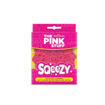 The Pink Stuff Squeezy . универсална почистваща гъба в розова кутия. подходяща за упорити замърсявания у дома и навън
