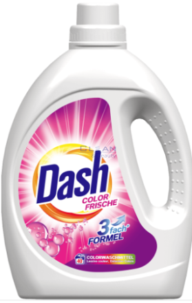DASH гел за пране 40пр 2,2 кг COLOR FRISCHE 3 формула