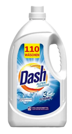 DASH гел за пране 110пр 4,95л Alpin Frische 3 формула