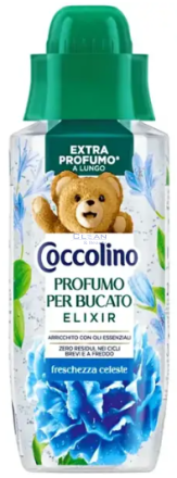 COCCOLINO Парфюм за Пране 342 мл. FRESCHEZZA CELESTE