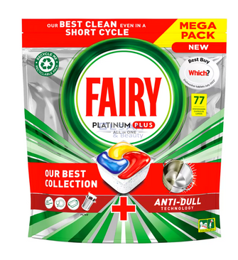 FAIRY КАПСУЛИ ЗА СЪДОМИЯЛНА 73бр ALL IN ONE PLATINUM LEMON