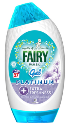 FAIRY гел за пране 27пр. 0,891л NON BIO platinum Extra Freshness Blossom&Jasmine