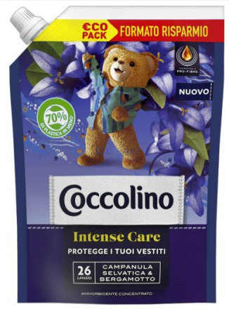 COCCOLINO ОМЕКОТИТЕЛ 26пр. 0,60л  BERGAMOTTO CAMPANULA