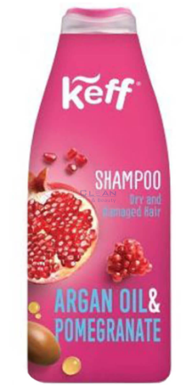 САНО KEFF ШАМПОАН ЗА СУХА КОСА НАР И МАРОКАНСКО ОЛИО  500мл