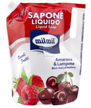ТЕЧЕН САПУН MIL MIL ПЪЛНИТЕЛ 0,9л. AMARENA/LAMPONE