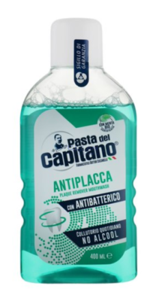 ВОДА ЗА УСТА PASTA CAPITANO 400 мл. ANTIPLACCA 