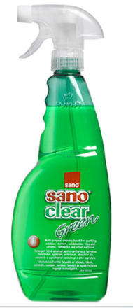 Сано Клир за стъкла помпа зелена 1л