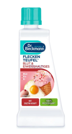 Д-р Бекман Стейн Девъл против петна от кръв и протеин(сладолед, яйца) 50мл