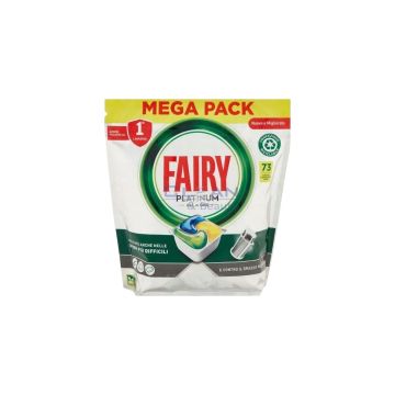 FAIRY КАПСУЛИ ЗА СЪДОМИЯЛНА 73бр ALL IN ONE PLATINUM LEMON