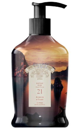 COMPAGNIA DELLE INDIE ТЕЧЕН САПУН 21.ПОРТОКАЛ И КОЖА 300мл помпа