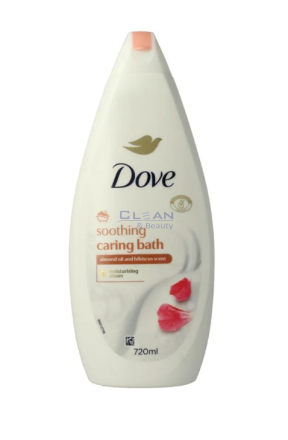 ДУШ ГЕЛ DOVE  720мл с 1/4 крем хидратант ALMOND AND HIBISCUS 