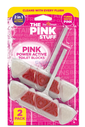 THE PINK STUFF МАГИЧЕСКО БЛОКЧЕ ЗА АРОМАТИЗИРАНЕ И ПОЧИСТВАНЕ НА WC 2бр
