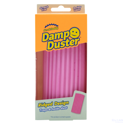 Scrub Daddy Гъба за почистване на прах Damp Duster - розова