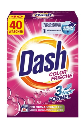 DASH ПРАХ COLOR FRISCHE 2.6 КГ 40пр 3 формула