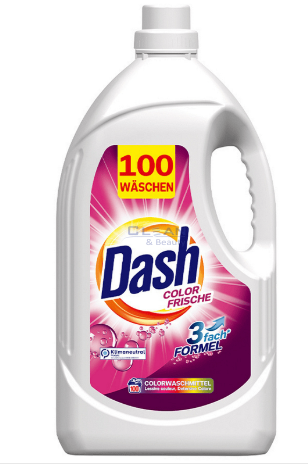 DASH гел за пране Color Frische 5л 100пр 3 формула