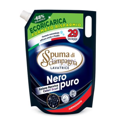 SPUMA DI SC.ГЕЛ ЗА ПРАНЕ 29пр. NERO PURO/ЧЕРНО ПЛИК