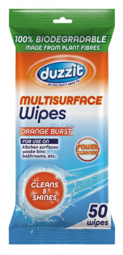 МОКРИ КЪРПИ DUZZIT  Multisurface 50бр БИОРАЗГРАДИМИ