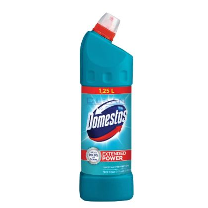 Domestos 750ml Светло СИН Атлантик АНТИБАКТЕРИАЛЕН ДЕЗИНФЕКТАНТ – изглед отпред на опаковката