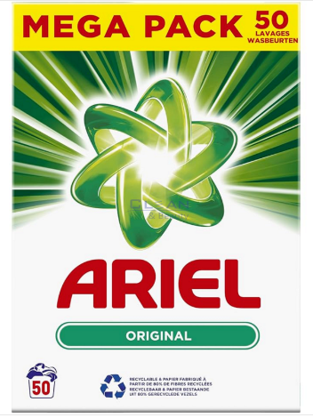 ARIEL прах за пране 50пр 3,00кг Универсал