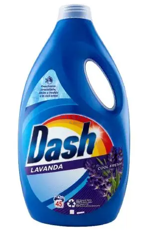 DASH ГЕЛ ЗА ПРАНЕ 45пр 2,25л LAVANDA