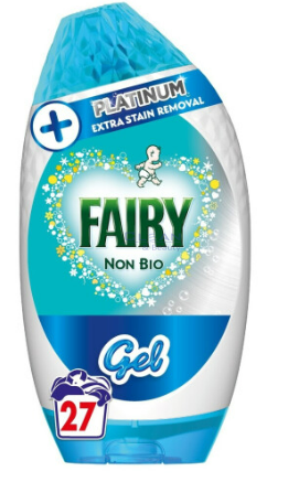 FAIRY гел за пране 27пр. 0,891л NON BIO platinum Extra Stain removal
