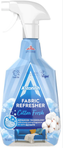 Astonish спрей освежител за тъкани Cotton Fresh  750мл.