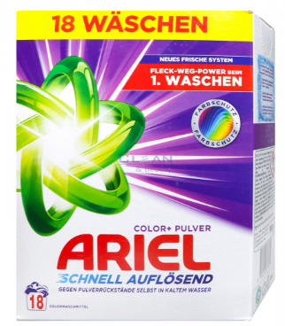 ARIEL ПРАХ ЗА ПРАНЕ COLOR + 18пр 990гр