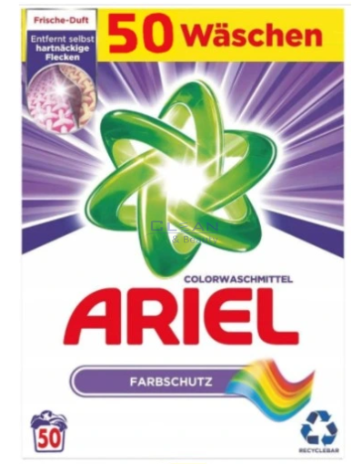 ARIEL прах за пране 50пр 3кг COLOR