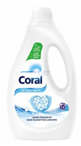 Корал гел за пране 26пр 1,17л Optimal White