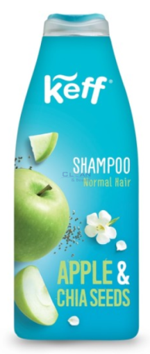 САНО KEFF ШАМПОАН ЗА НОРМАЛНА КОСА ЯБЪЛКА И ЧИЯ  500мл
