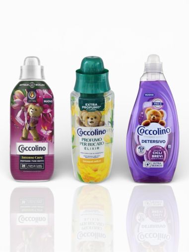 Комплект Coccolino: Искрящо Бяло + Екзотичен Аромат (3 части)