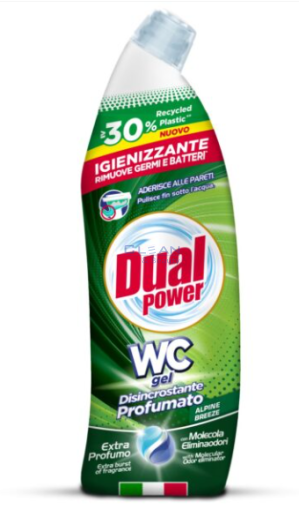DUAL POWER WC ГЕЛ 700мл ЗА ПОЧИСТВАНЕ НА ТОАЛЕТНА PROFUMATO 