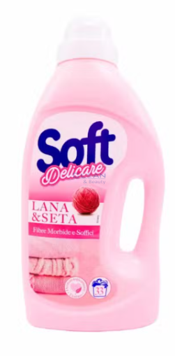 SOFT DELICARE ГЕЛ ЗА ПРАНЕ 33пр 1,65л. ВЪЛНА И ДЕЛИКАТНИ 