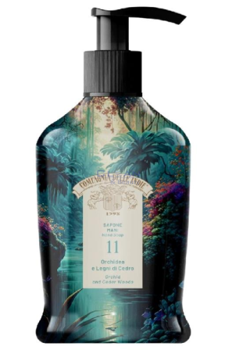 COMPAGNIA DELLE INDIE ТЕЧЕН САПУН 11.ОРХИДЕЯ И КЕДЪР 300мл помпа