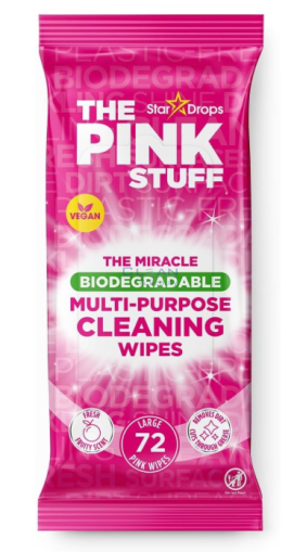 THE PINK STUFF МОКРИ КЪРПИ MULTIPURPOSE 72бр БИОРАЗГРАДИМИ
