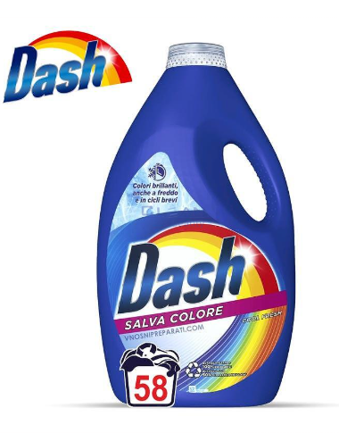 DASH ГЕЛ ЗА ПРАНЕ 2,90л 58пр. SALVACOLORE