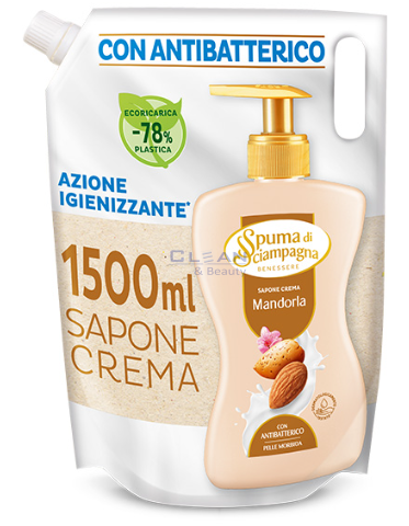 ТЕЧЕН САПУН SPUMA DI SC. ПЪЛНИТЕЛ 1,5 л. MANDORLA ABC
