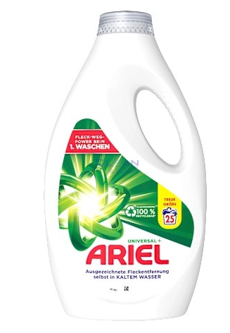 ARIEL гел за пране 25пр 1,25л УНИВЕРСАЛ