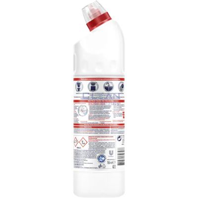 Domestos White 750 мл – избелващ и антибактериален дезинфектант