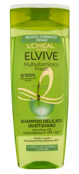 ШАМПОАН ELVIVE МУЛТИВИТАМИНИК FRESH 285 мл