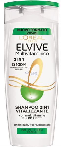 ШАМПОАН ELVIVE 2IN1 MULTIVITAMINICO 285мл