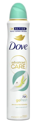 ДЕЗОДОРАНТ DOVE СПРЕЙ 200мл. Go fresh Аloe vera
