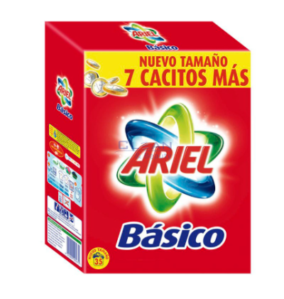 ARIEL прах за пране 35пр. 2,00кг BASICO УНИВЕРСАЛ