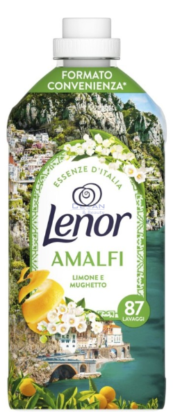 LENOR ОМЕКОТИТЕЛ 87пр 1,827л AMALFI ЛИМОН И МОМИНА СЪЛЗА
