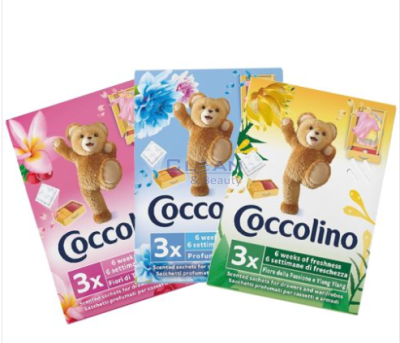 COCCOLINO САШЕ АРОМАТИЗАТОР ЗА ГАРДЕРОБ  3бр.  мх
