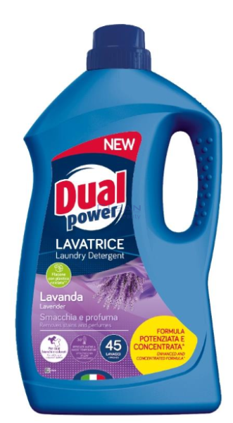 DUAL POWER ГЕЛ ЗА ПРАНЕ 45пр. 1,8л. УНИВЕРСАЛЕН LAVANDA